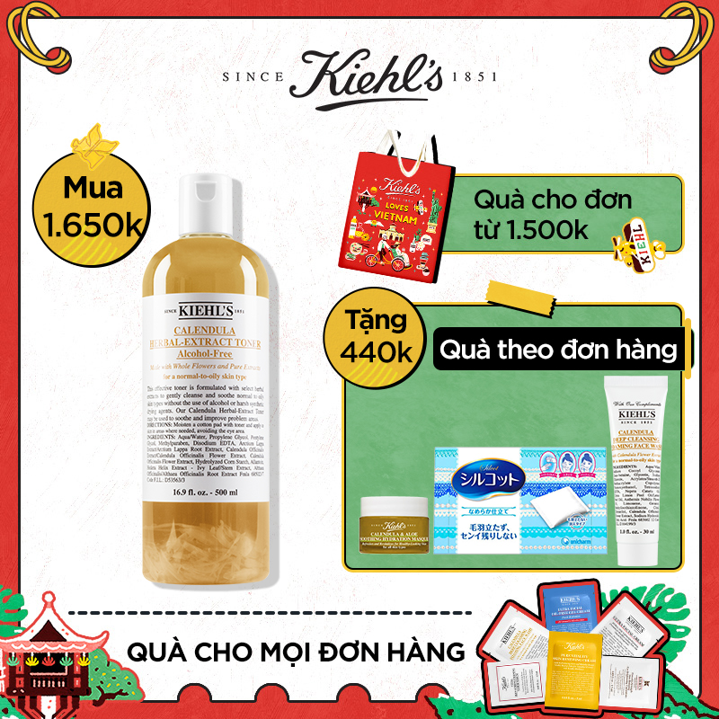 Bộ sản phẩm NƯỚC CÂN BẰNG CHIẾT XUẤT HOA CÚC KHÔNG CỒN 500ml
