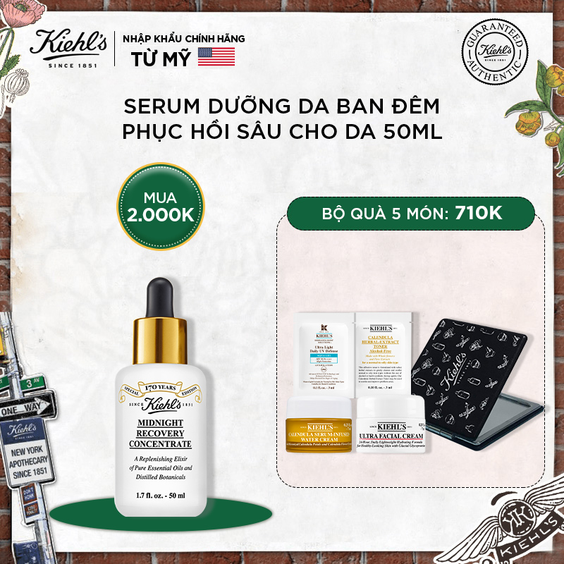 Set Dưỡng chất giúp phục hồi làn da ban đêm