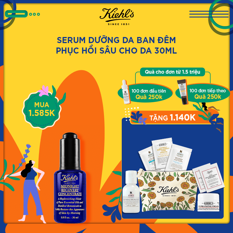 Bộ sản phẩm TINH DẦU MIDNIGHT RECOVERY CONCENTRATE 30ML