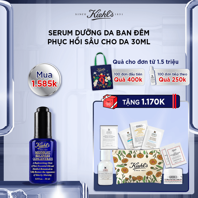 Bộ sản phẩm TINH DẦU MIDNIGHT RECOVERY CONCENTRATE 30ML