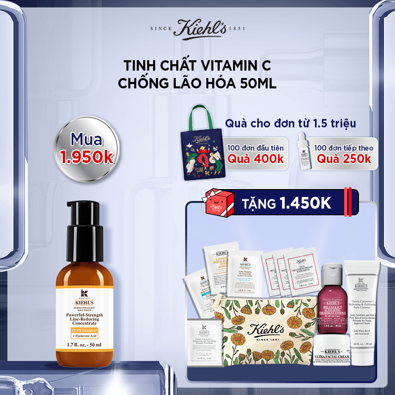 Bộ sản phẩm TINH CHẤT VITAMIN C CHỐNG LÃO HÓA 50ML