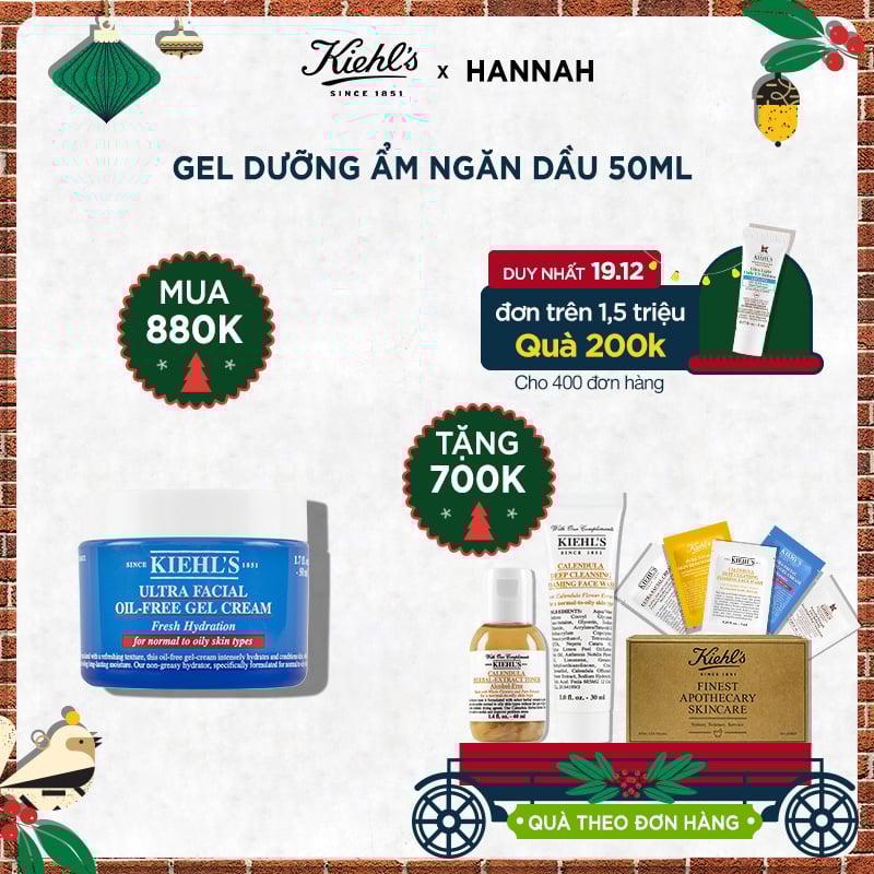 Hannah Set: GEL CẤP ẨM KHÔNG GÂY BÓNG NHỜN