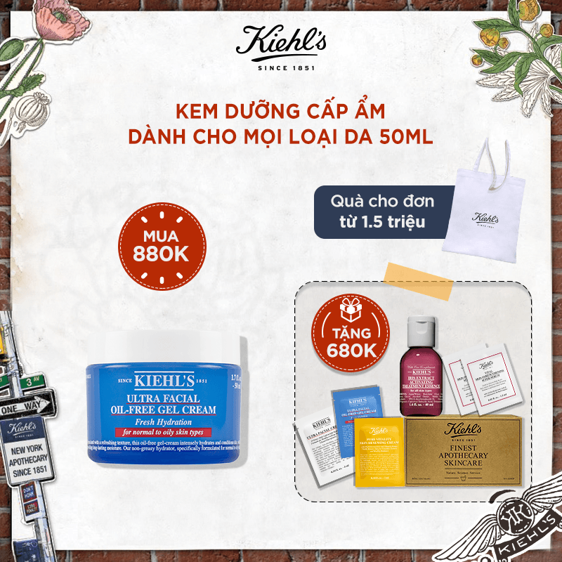 Bộ sản phẩm GEL CẤP ẨM KHÔNG GÂY BÓNG NHỜN 50ML