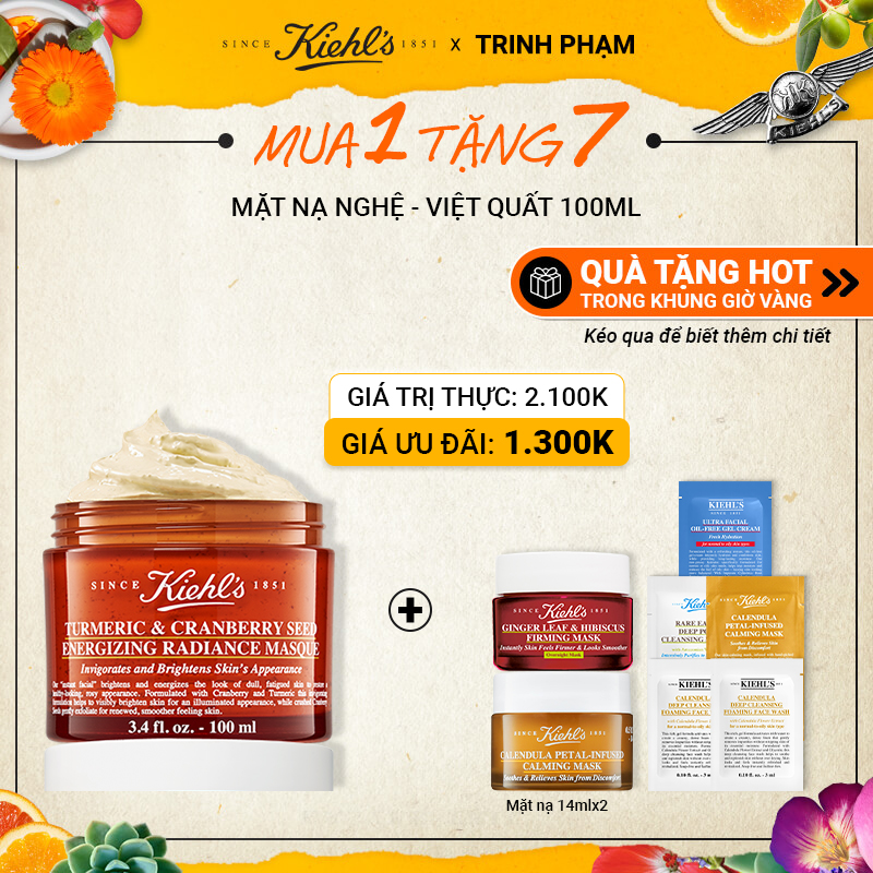 [TPH] Mặt Nạ Nghệ Việt Quất Turmeric & Cranberry Seed Energizing Radiance Masque