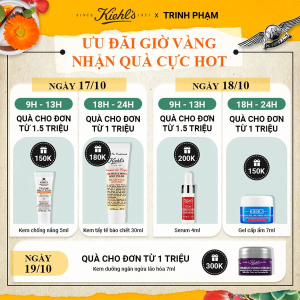 [TPH] Toner Hoa Cúc Calendula Herbal Extract Alcohol-Free Toner 250ml Phiên bản Kiehl's Love Việt Nam 2022