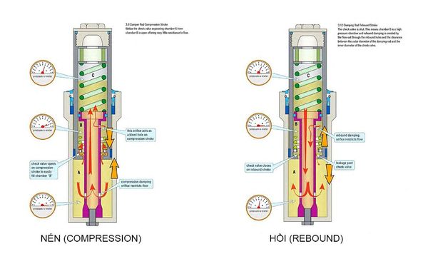 Không xả hơi khi phục hồi phuộc, đúng hay sai?
