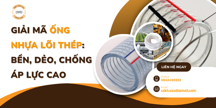 Giải Mã Ống Nhựa Lõi Thép: Bền, Dẻo, Chống Áp Lực Cao
