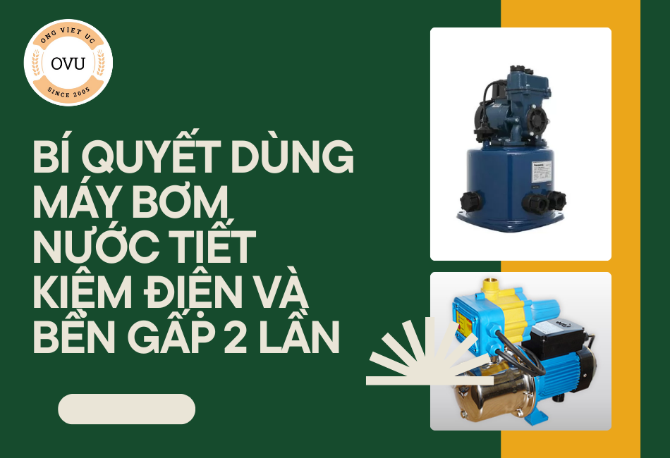 Bí Quyết Dùng Máy Bơm Nước Tiết Kiệm Điện Và Bền Gấp 2 Lần