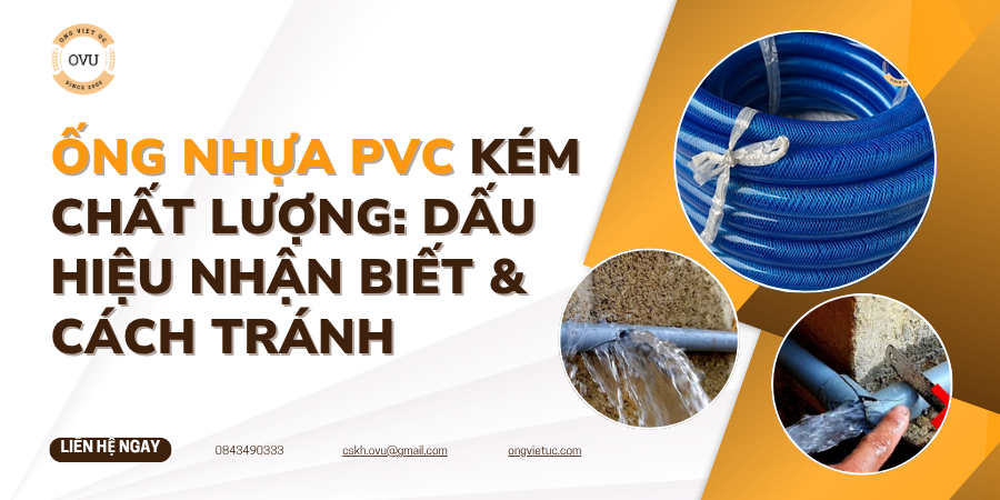 Ống Nhựa PVC Kém Chất Lượng: Dấu Hiệu Nhận Biết Và Cách Tránh