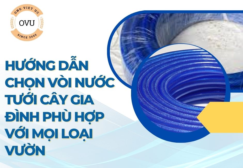 Hướng Dẫn Chọn Vòi Nước Tưới Cây Gia Đình Phù Hợp Với Mọi Loại Vườn