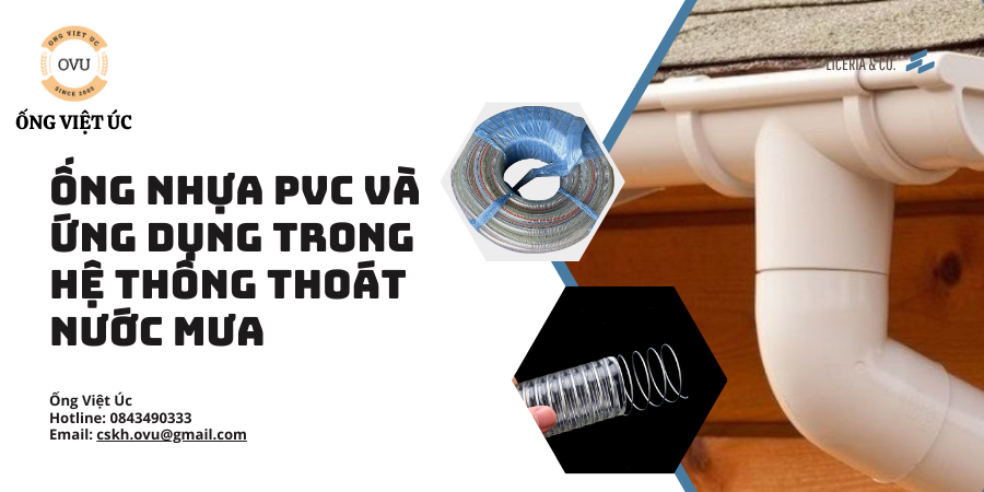 Ống nhựa PVC và ứng dụng trong hệ thống thoát nước mưa