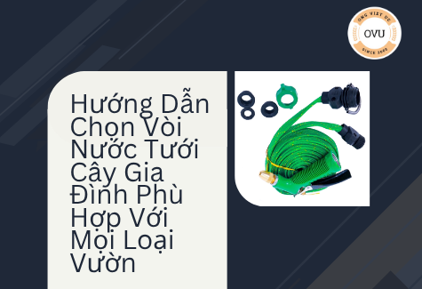 Hướng Dẫn Chọn Vòi Nước Tưới Cây Gia Đình Phù Hợp Với Mọi Loại Vườn