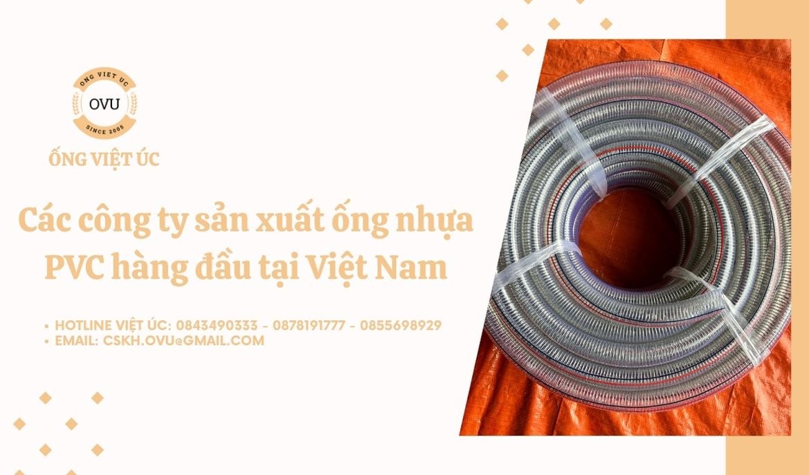 Các công ty sản xuất ống nhựa PVC hàng đầu tại Việt Nam