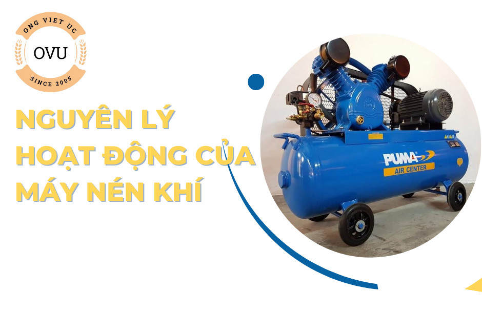 Nguyên lý hoạt động của máy nén khí