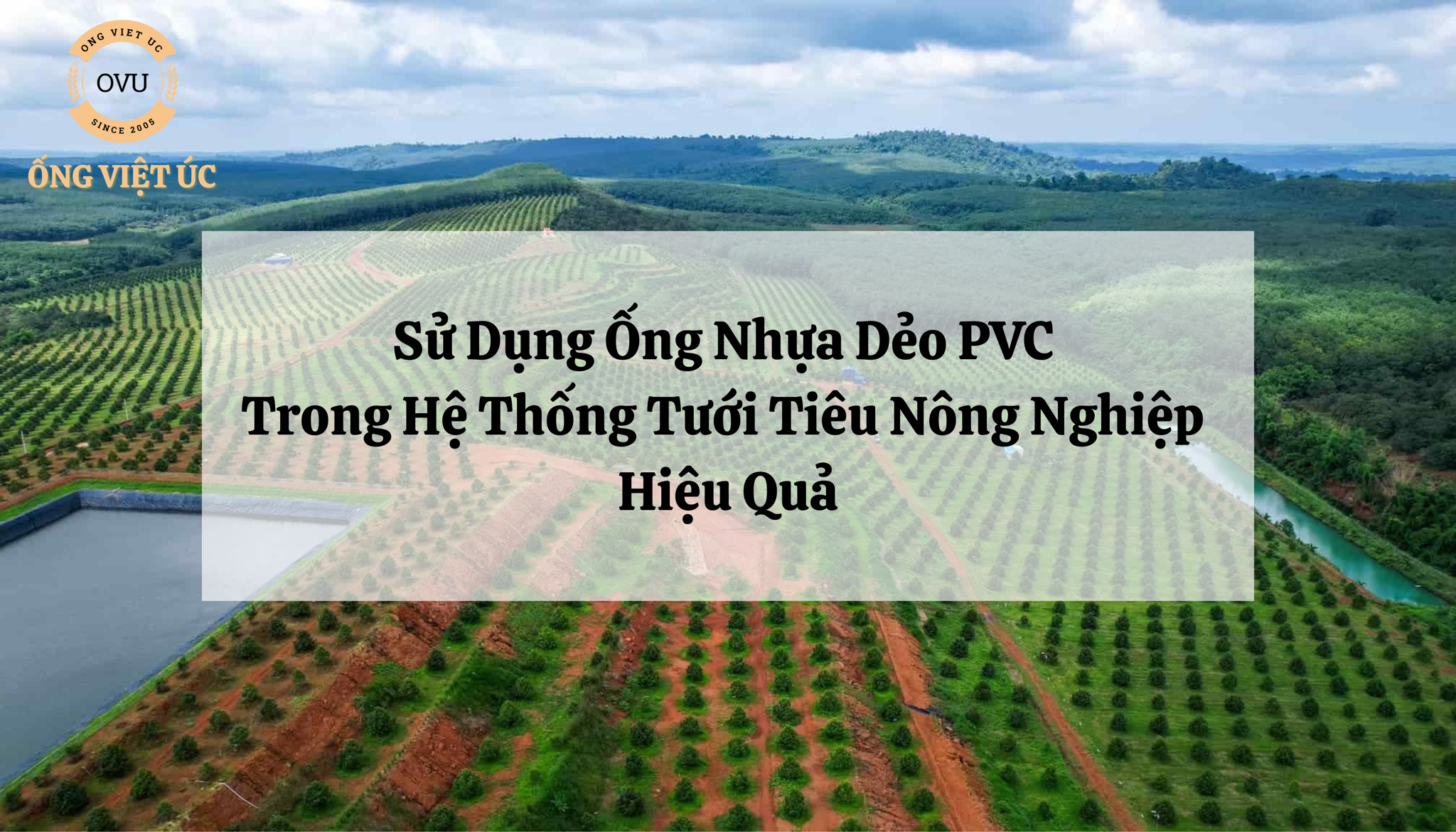 Sử Dụng Ống Nhựa Dẻo PVC Trong Hệ Thống Tưới Tiêu Nông Nghiệp Hiệu Quả