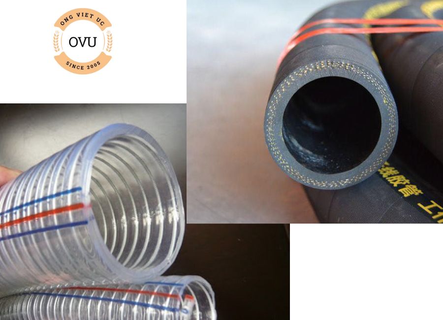 So sánh ống nhựa mềm lõi thép và ống cao su: Lựa chọn nào tốt hơn?