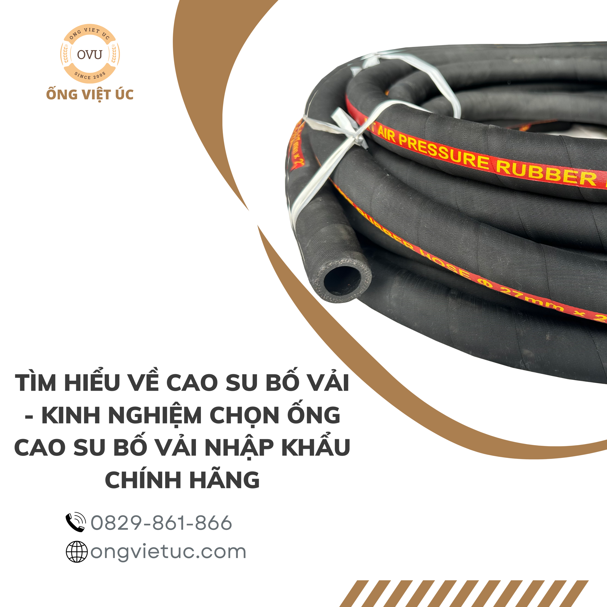 Tìm hiểu về cao su bố vải - Kinh nghiệm chọn ống cao su bố vải nhập khẩu chính hãng