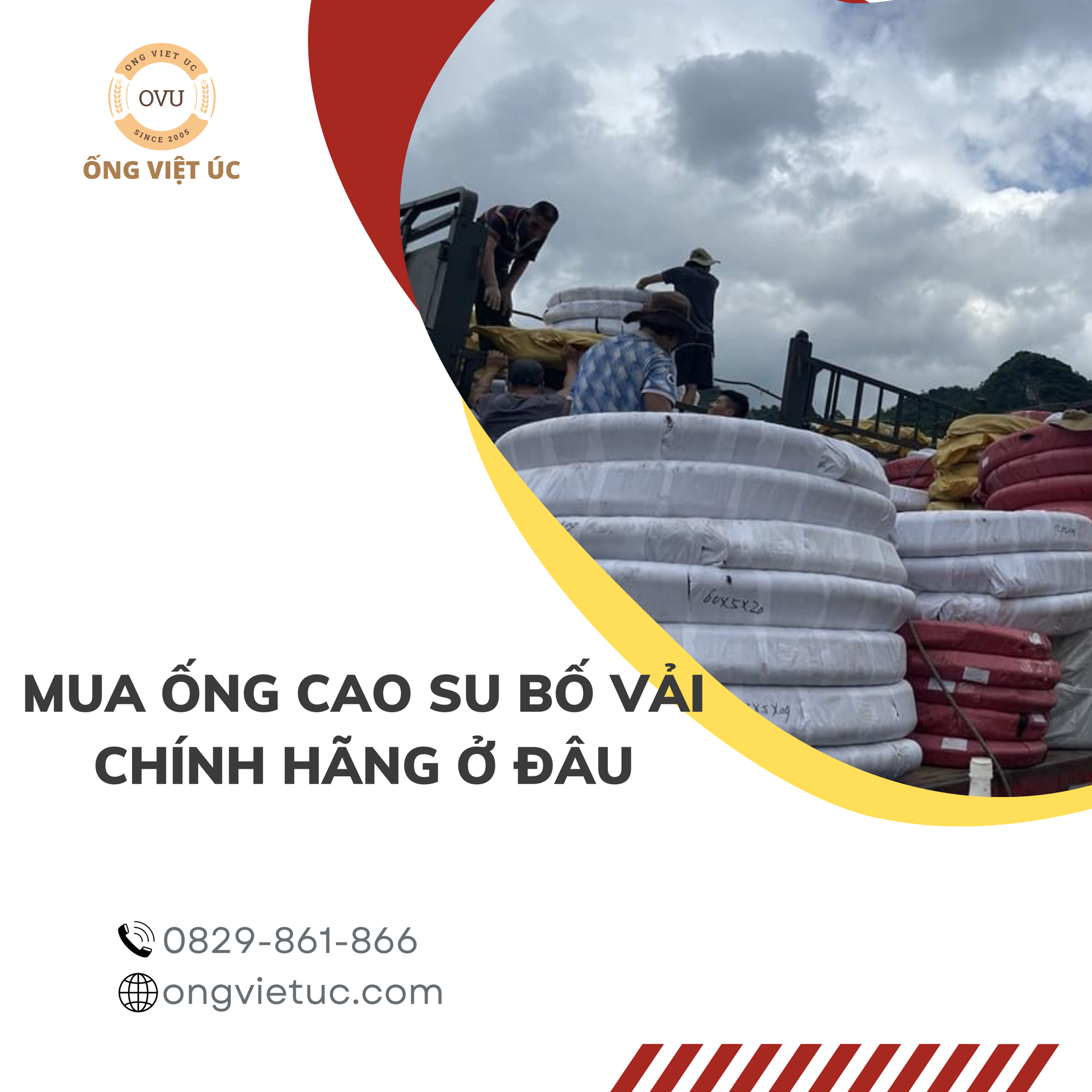 Mua ống cao su bố vải chính hãng ở đâu