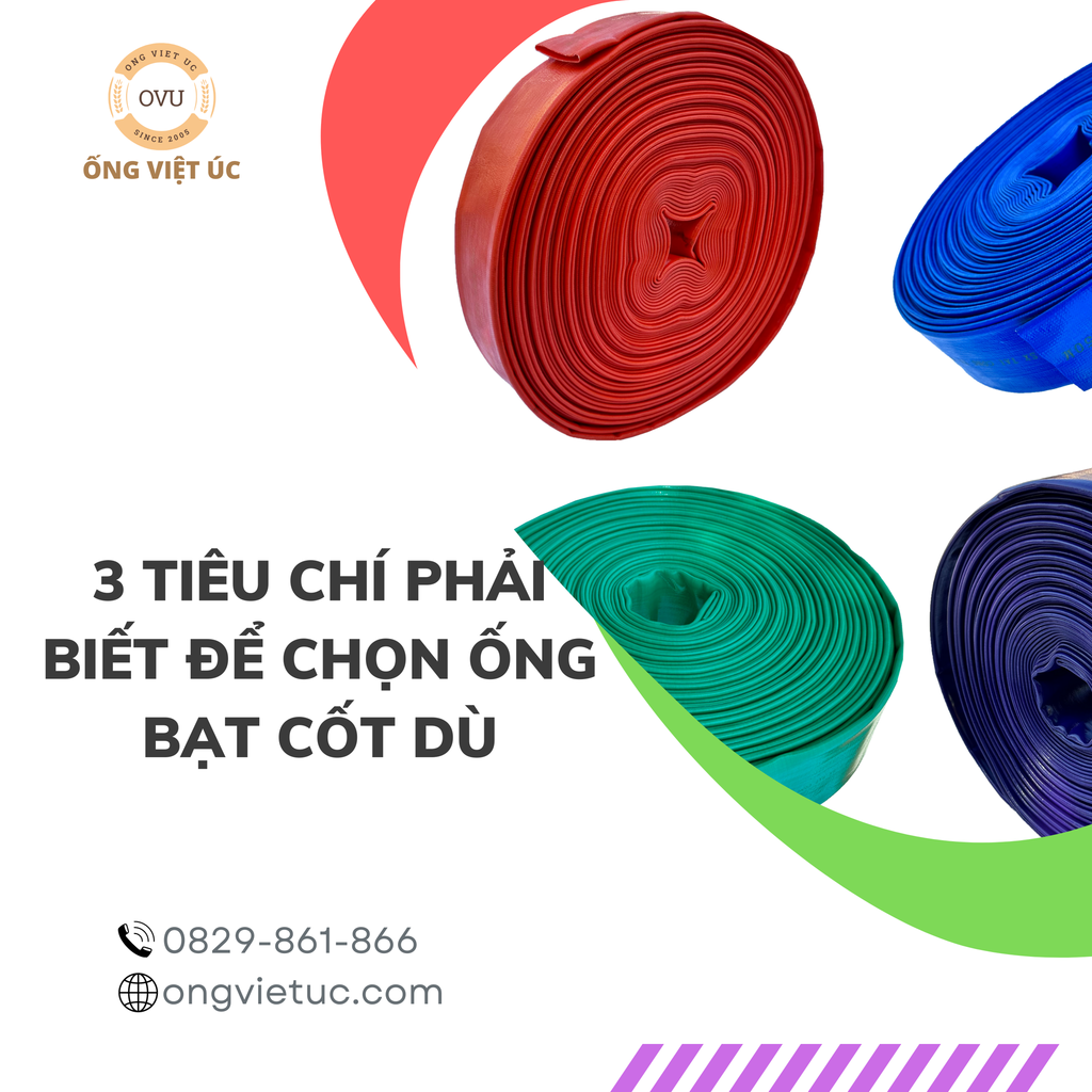 3 TIÊU CHÍ PHẢI BIẾT ĐỂ CHỌN ỐNG BẠT CỐT DÙ