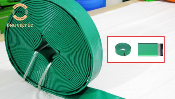Tưới Tiêu Sạch Với Ống Bạt Xanh Ngọc Mềm, Dễ Cuộn 1