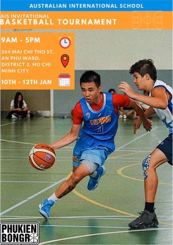 PHUKIENBONGRO.COM Đồng Hành Cùng Giải Bóng Rổ AIS Invitational Basketball Tournament