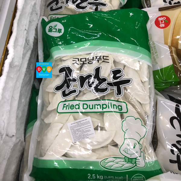 Màn thầu chiên  mantu chiên fried dumpling hàn quốc gói 25kg
