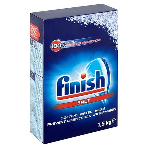 Muối rửa bát Finish có tốt? Phân biệt muối rửa, viên rửa bát?