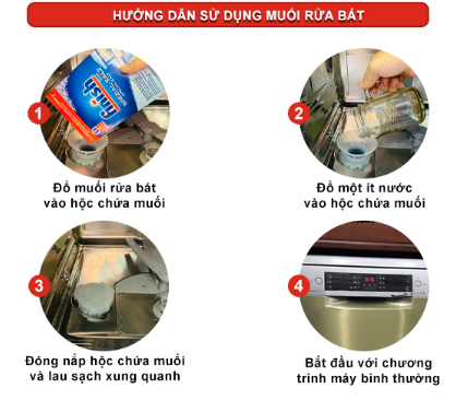 Bột rửa bát 2 muối