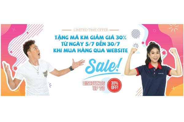 TẶNG MÃ KHUYẾN MẠI GIẢM GIÁ 30%