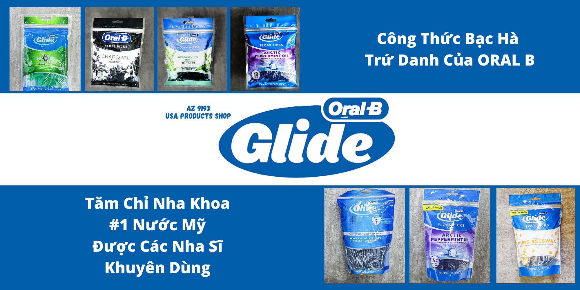 Tăm Chỉ Nha Khoa GLIDE