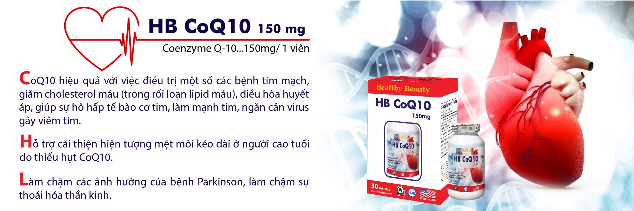 Bổ sung CoQ10 cho bệnh nhân suy tim