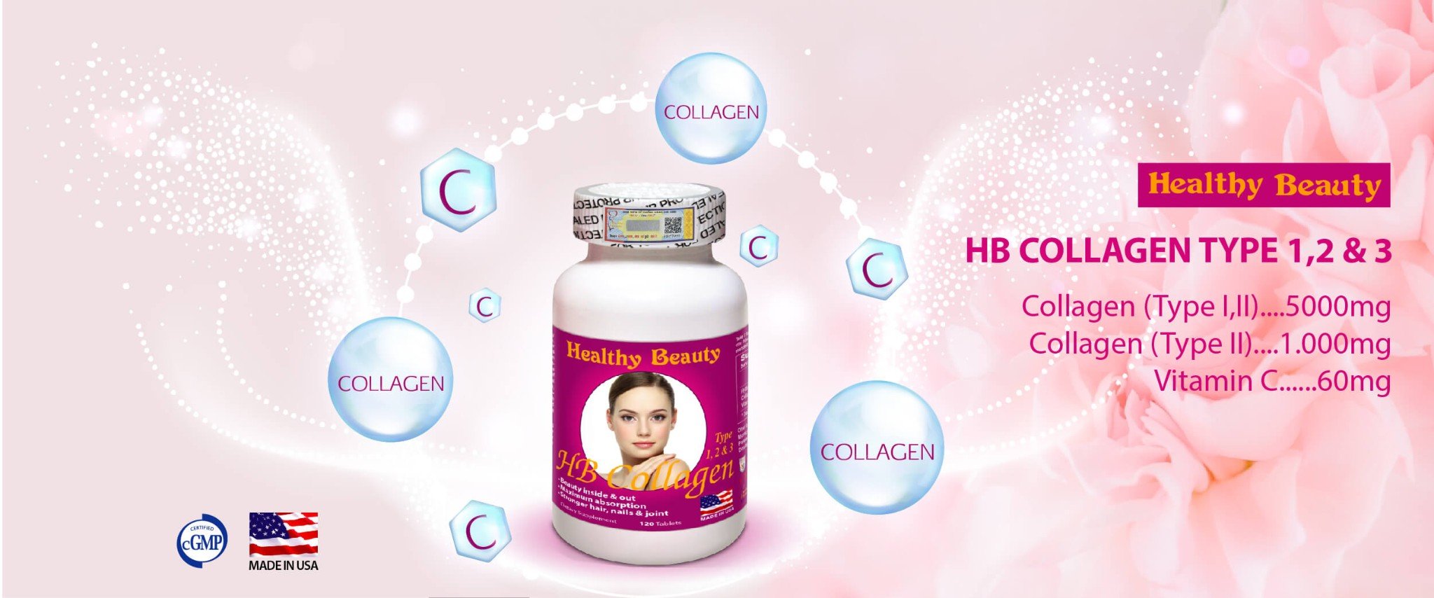 HB Collagen Type 1,2,3 banner