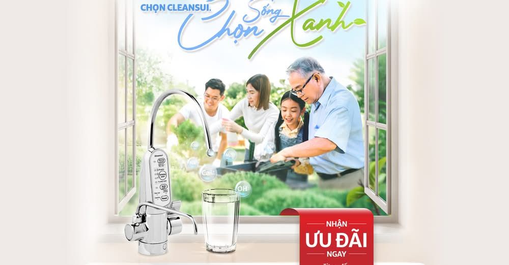Mitsubishi Cleansui giới thiệu chương trình “Chọn sống xanh, chọn Cleansui” với nhiều ưu đãi hấp dẫn