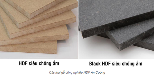 HDF siêu chống ẩm và Black HDF siêu chống ẩm