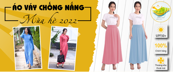 Váy| Quây chống Nắng Cạp Nơ Chất Vải Thô Dày 2 Lớp Vừa Chống Nắng Vừa Thời  Trang | Shopee Việt Nam