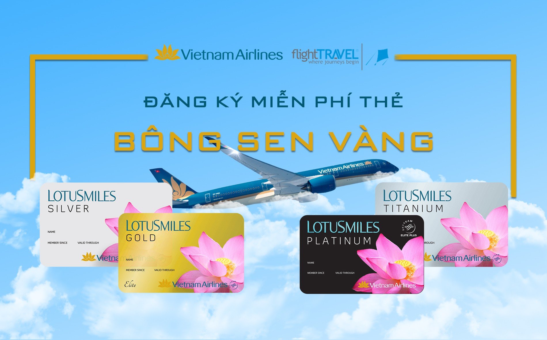 đăng ký miễn phí thẻ Bông Sen Vàng