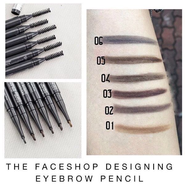 Chì Kẻ Mày The Face Shop Designing Eyebrow Pencil – Lam Thảo Cosmetics