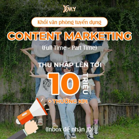 [HÀ NỘI] NHÂN VIÊN CONTENT MARKETING