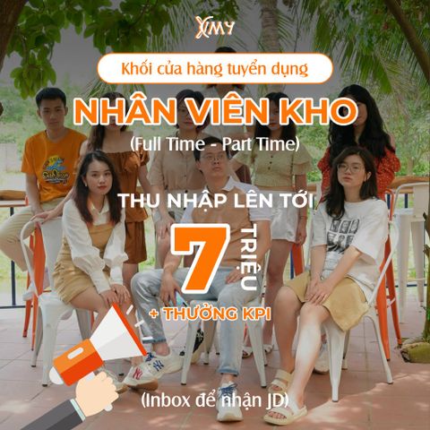 [HÀ NỘI] NHÂN VIÊN KHO PARTTIME
