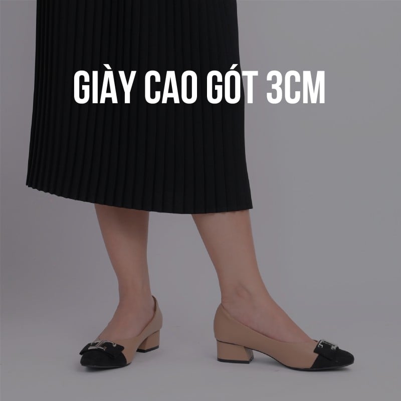 Giày cao gót 3cm
