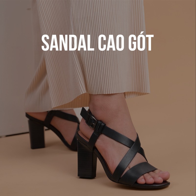 Sandal cao gót
