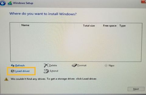 Không Hiện Ổ Đĩa Khi Cài Đặt Windows 11 mới nhất 2024 - laptop4pro