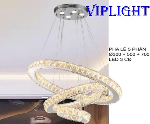 ĐÈN THẢ PHA LÊ 3 BA VÒNG TRANG TRÍ PHÒNG KHÁCH VL355THD7032T357 ...