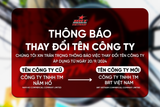 THÔNG BÁO THAY ĐỔI TÊN CÔNG TY