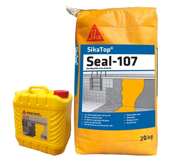 Hướng dẫn quy trình thi công chống thấm bằng Sikatop Seal 107
