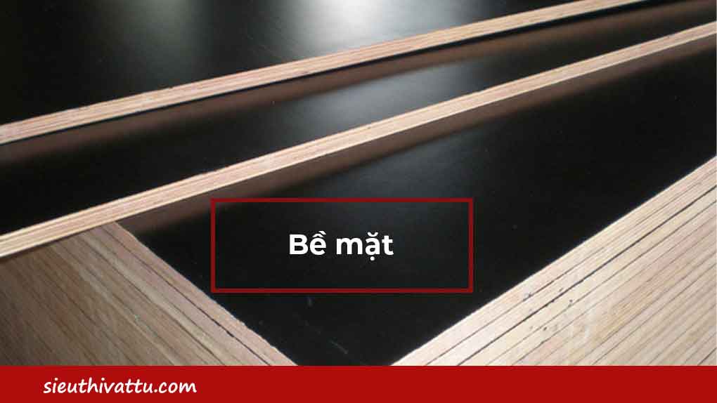 Bề mặt ván phủ phim