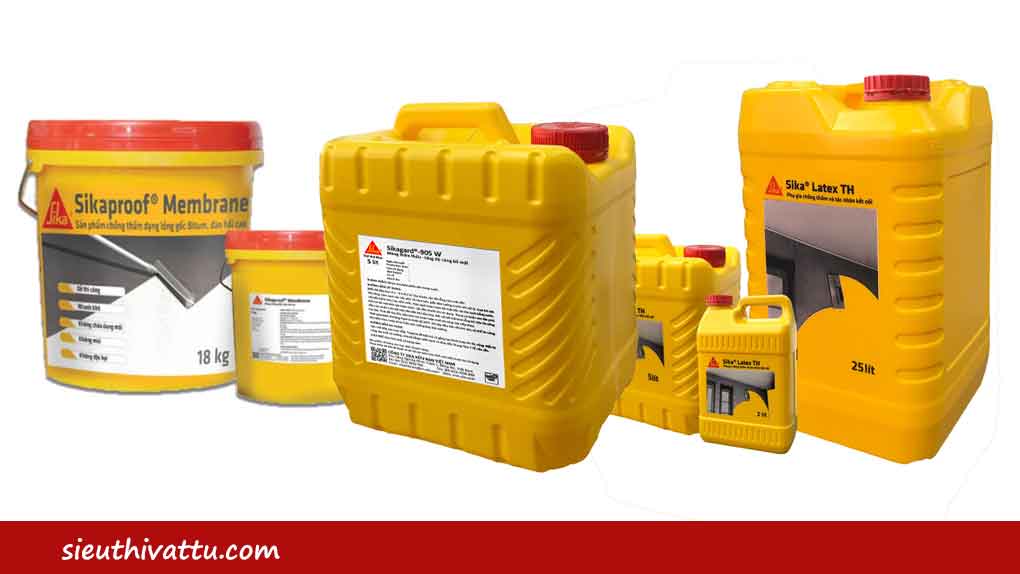 Các sản phẩm chống thấm từ sika
