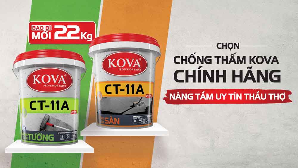 Chống thấm sàn và tường Kova
