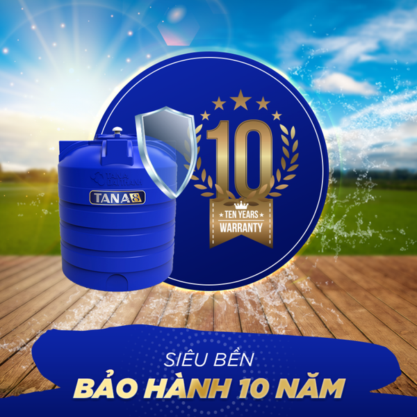 Bảo hành lên đến 10 năm