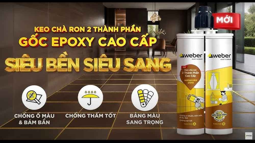 Keo dán gạch epoxy hai thành phần Weber